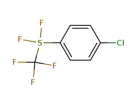 Molecular Structure of 70350-13-9 ((4-chlorophenyl)difluoro(trifluoromethyl)-λ<sup>4</sup> 4-sulfane)
