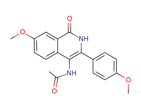 N-[7-Methoxy-3-(4-methoxy-phenyl)-1-oxo-1,2-dihydro-isoquinolin-4-yl]-acetamide