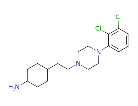 Cyclohexanamine, 4-[2-[4-(2,3-dichlorophenyl)-1-piperazinyl]ethyl]-,trans-