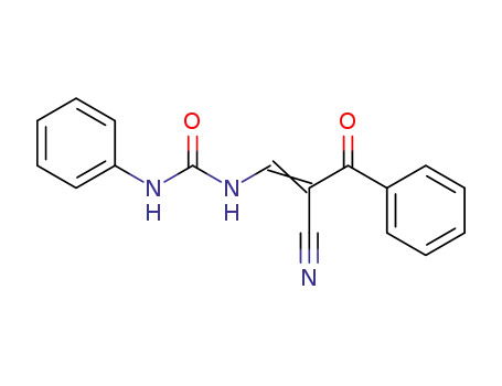 1-((E)-2-Cyano-3-oxo-3-phenyl-propenyl)-3-phenyl-urea