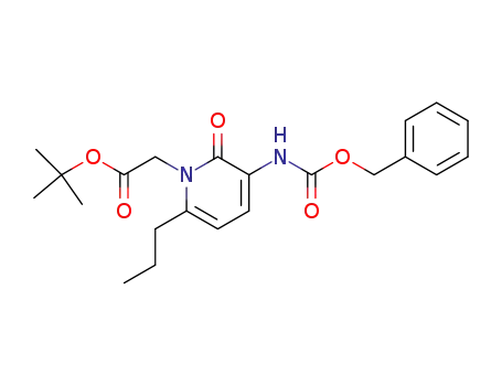 (3-Benzyloxycarbonylamino-2-oxo-6-propyl-2H-pyridin-1-yl)-acetic acid tert-butyl ester