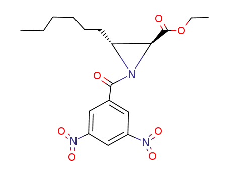 (2S,3R)-1-(3,5-Dinitro-benzoyl)-3-hexyl-aziridine-2-carboxylic acid ethyl ester