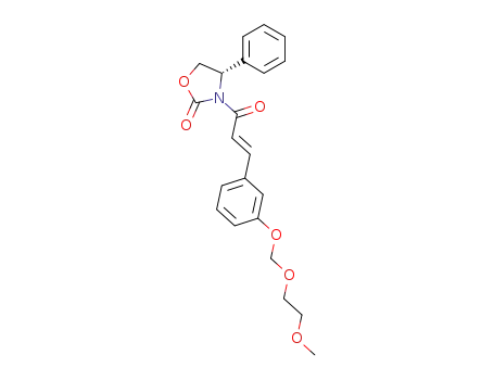(S)-3-{(E)-3-[3-(2-Methoxy-ethoxymethoxy)-phenyl]-acryloyl}-4-phenyl-oxazolidin-2-one