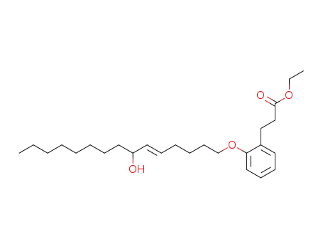 ethyl-3-[2-(7-hydroxy-5E-pentadecenyloxy)phenyl]propanoate