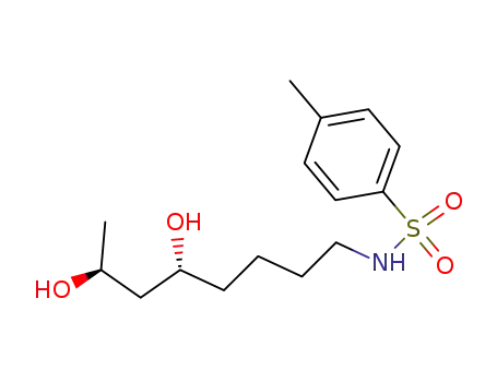 N-((5R,7S)-5,7-Dihydroxy-octyl)-4-methyl-benzenesulfonamide