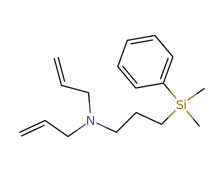 2-Propen-1-amine, N-[3-(dimethylphenylsilyl)propyl]-N-2-propenyl-