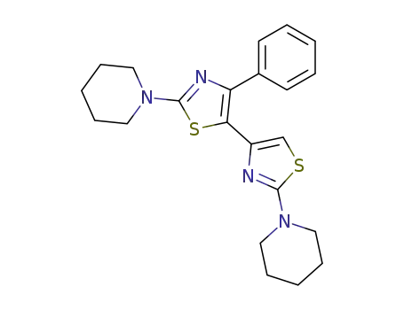 4'-Phenyl-2,2'-di-piperidin-1-yl-[4,5']bithiazolyl