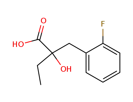 2-(2-fluoro-benzyl)-2-hydroxy-butyric acid
