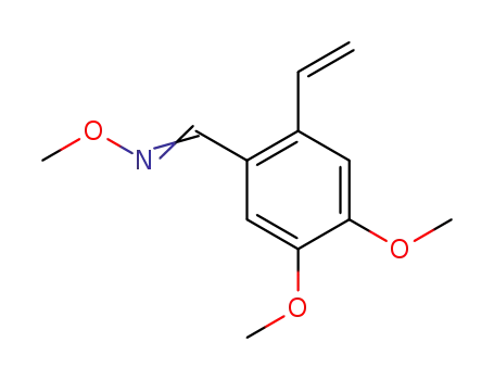 2-ethenyl-4,5-dimethoxybenzaldoxime O-methyl ether