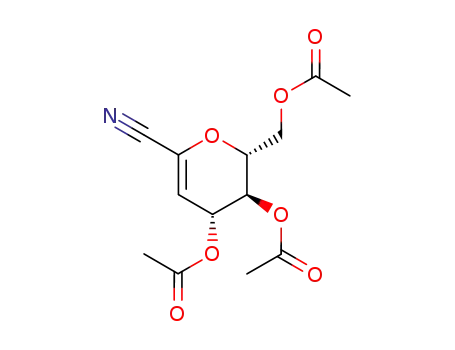 4,5,7-TRI-O-아세틸-2,6-ANHYDRO-3-DEOXY-D-ARABINO-HEPT-2-ENONONITRILE,