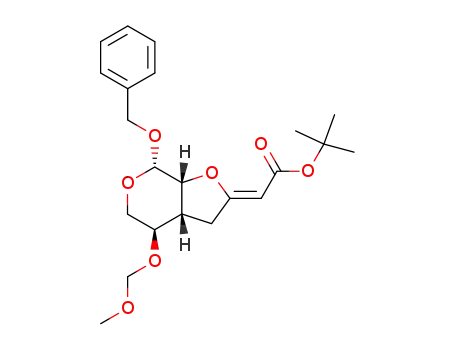 [3aR-(2Z,3aα,4α,7β,7aα)]-[hexahydro-4-(methoxymethoxy)-7-(phenylmethoxy)-2H-furo[2,3-c]pyran-2-ylidene]-acetic acid 1,1-dimethylethyl ester