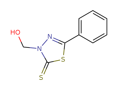 1,3,4-Thiadiazole-2(3H)-thione, 3-(hydroxymethyl)-5-phenyl-