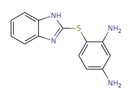 2-<(2,4-diaminophenyl)thio>benzimidazole