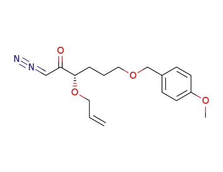 (S)-3-Allyloxy-1-diazo-6-(4-methoxy-benzyloxy)-hexan-2-one