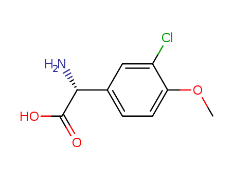 Benzeneacetic acid, a-amino-3-chloro-4-methoxy-, (R)-