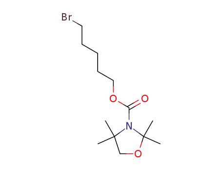 5-bromopentyl 2,2,4,4-tetramethyl-1,3-oxazolidine-3-carboxylate
