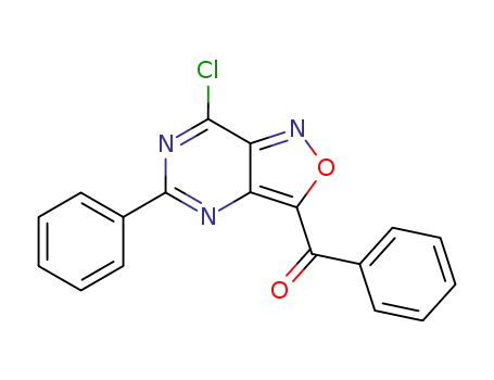 3-benzoyl-5-phenyl-7-chloroisoxazolo<4,3-d>pyrimidine