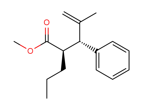 (2R,3R)-4-Methyl-3-phenyl-2-propyl-pent-4-enoic acid methyl ester