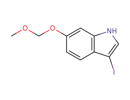6-methoxymethyloxy-3-iodo-1H-indole