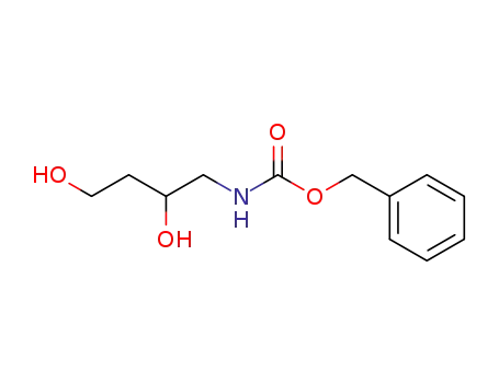 Molecular Structure of 157542-04-6 ((RS)-<1-(benzyloxycarbonyl)amino>-butan-2,4-diol)
