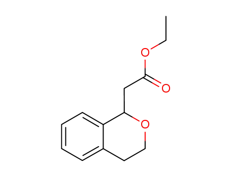 Molecular Structure of 170856-55-0 (ethyl 2-(isochroman-1-yl)acetate)