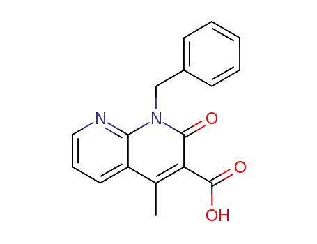 1-benzyl-4-methyl-1,8-naphthyridin-(1H)2-one-3-carboxylic acid