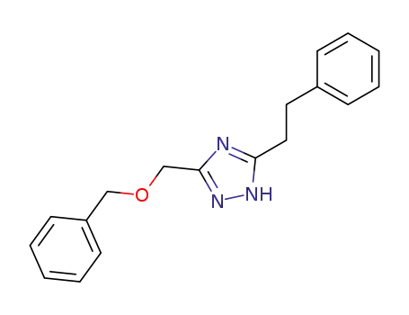 3-Benzyloxymethyl-5-phenethyl-1H-[1,2,4]triazole