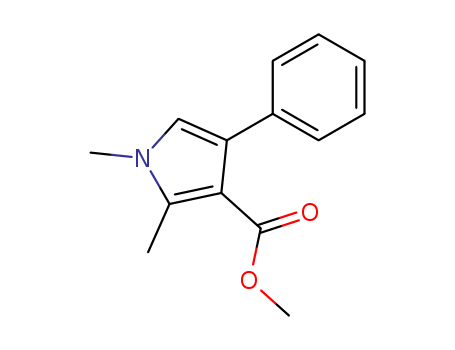 1H-Pyrrole-3-carboxylic acid, 1,2-dimethyl-4-phenyl-, methyl ester