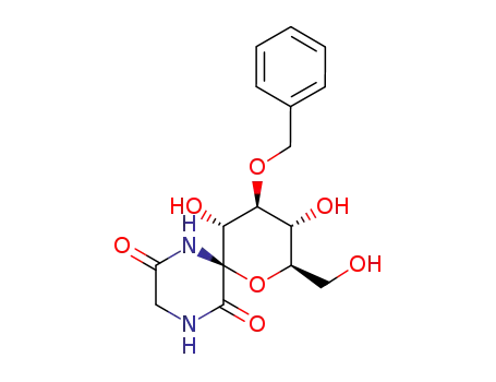(2R,3S,4S,5R,6S)-4-benzyloxy-3,5-dihydroxy-2-hydroxymethyl-7,10-diaza-1-oxaspiro<5,5>undecan-8,11-dione