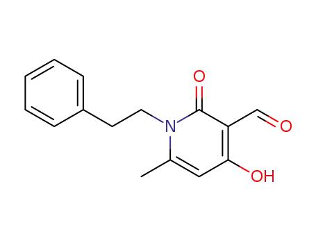 4-hydroxy-6-methyl-2-oxo-1-phenethyl-1,2-dihydro-3-pyridinecarbaldehyde