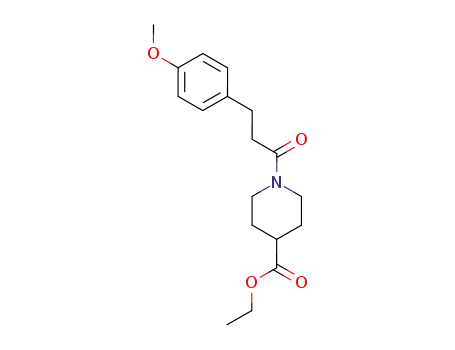 1-[3-(4-Methoxy-phenyl)-propionyl]-piperidine-4-carboxylic acid ethyl ester