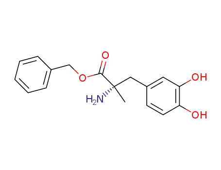 Molecular Structure of 58780-60-2 (α-methyldopa benzyl ester)