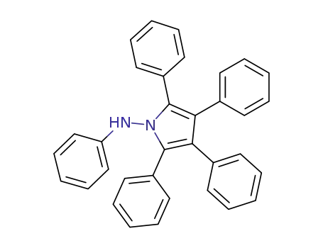 Molecular Structure of 33641-30-4 (1H-Pyrrol-1-amine, N,2,3,4,5-pentaphenyl-)