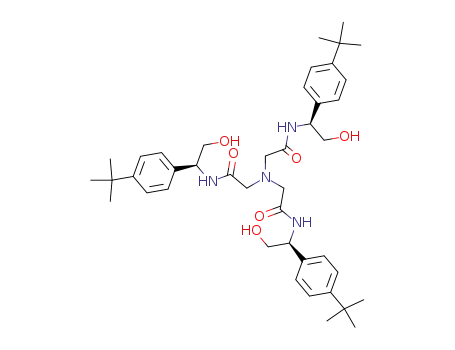 2-(Bis-{[(S)-1-(4-tert-butyl-phenyl)-2-hydroxy-ethylcarbamoyl]-methyl}-amino)-N-[(S)-1-(4-tert-butyl-phenyl)-2-hydroxy-ethyl]-acetamide