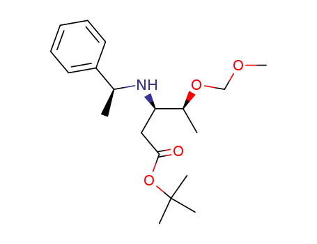 tert-butyl (3R,4S)-4-<(methoxy)methoxy>-3-<(1'S)-(1'-phenylethyl)amino>pentanoate