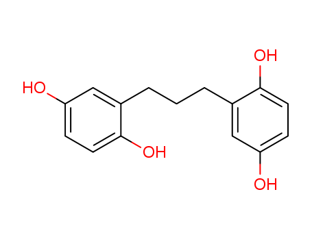 2-[3-(2,5-dihydroxyphenyl)propyl]benzene-1,4-diol cas  4289-31-0