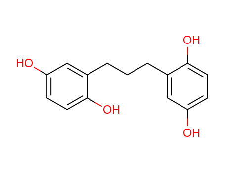 Molecular Structure of 4289-31-0 (2-[3-(2,5-dihydroxyphenyl)propyl]benzene-1,4-diol)
