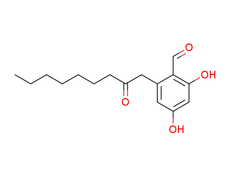 Benzaldehyde, 2,4-dihydroxy-6-(2-oxononyl)-