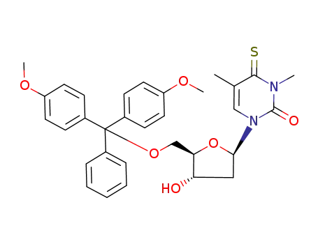 5'-O-(Dimethoxytrityl)-N<sup>3</sup>-methyl-4-thiothymidine