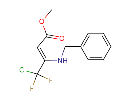 (Z)-3-Benzylamino-4-chloro-4,4-difluoro-but-2-enoic acid methyl ester
