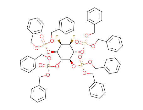 Phosphoric acid dibenzyl ester (1R,2S,3S,4R,5S,6R)-2,3,4-tris-(bis-benzyloxy-phosphoryloxy)-5,6-difluoro-cyclohexyl ester