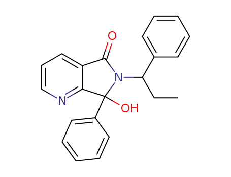 5H-Pyrrolo[3,4-b]pyridin-5-one,
6,7-dihydro-7-hydroxy-7-phenyl-6-(1-phenylpropyl)-
