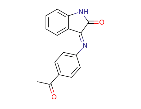 3-[(4-acetylphenyl)amino]-2H-indol-2-one