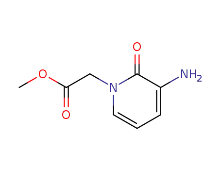 Molecular Structure of 175210-67-0 (3-amino-2-oxo-1(2H)-Pyridineacetic methyl ester)