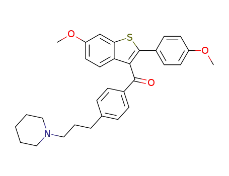 [6-methoxy-2-(4-methoxy-phenyl)-benzo[<i>b</i>]thiophen-3-yl]-[4-(3-piperidin-1-yl-propyl)-phenyl]-methanone