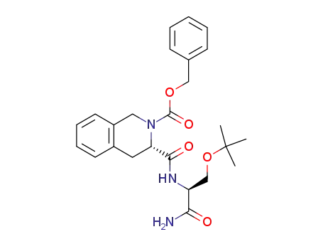(S)-3-((S)-2-tert-Butoxy-1-carbamoyl-ethylcarbamoyl)-3,4-dihydro-1H-isoquinoline-2-carboxylic acid benzyl ester