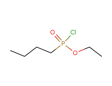 Molecular Structure of 5284-11-7 (Phosphonochloridic acid, butyl-, ethyl ester)