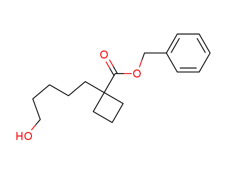 1-(5-Hydroxypentyl)cyclobutanecarboxylic acid, phenylmethyl ester