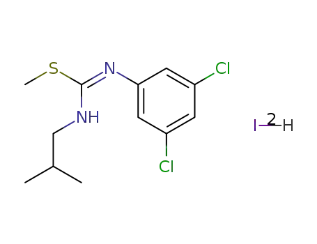 methyl N-<3,5-dichlorophenyl>-N'-<2-methylpropyl>-carbamimidothiate dihydroiodide