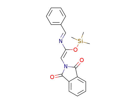 Molecular Structure of 179743-16-9 ((1Z,3E)-1-phthalimido-2-(trimethylsilyl)oxy-3-aza-4-phenyl-1,3-butadiene)